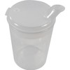 Medi-Inn+ Schnabelbecher Schabeltasse Trinkbecher 250 ml (Farbe: transparent, Öffnung: 12