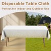 Fantastshop Plastic Tablecloths Disposable - 6 Packs 54 x 108