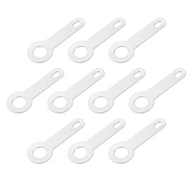 QUARKZMAN PCB Solder Eyelet Plate Ring Clamp 3.2 mm 16 mm Length Connection for Power Cable Solid Wire Pack of 200