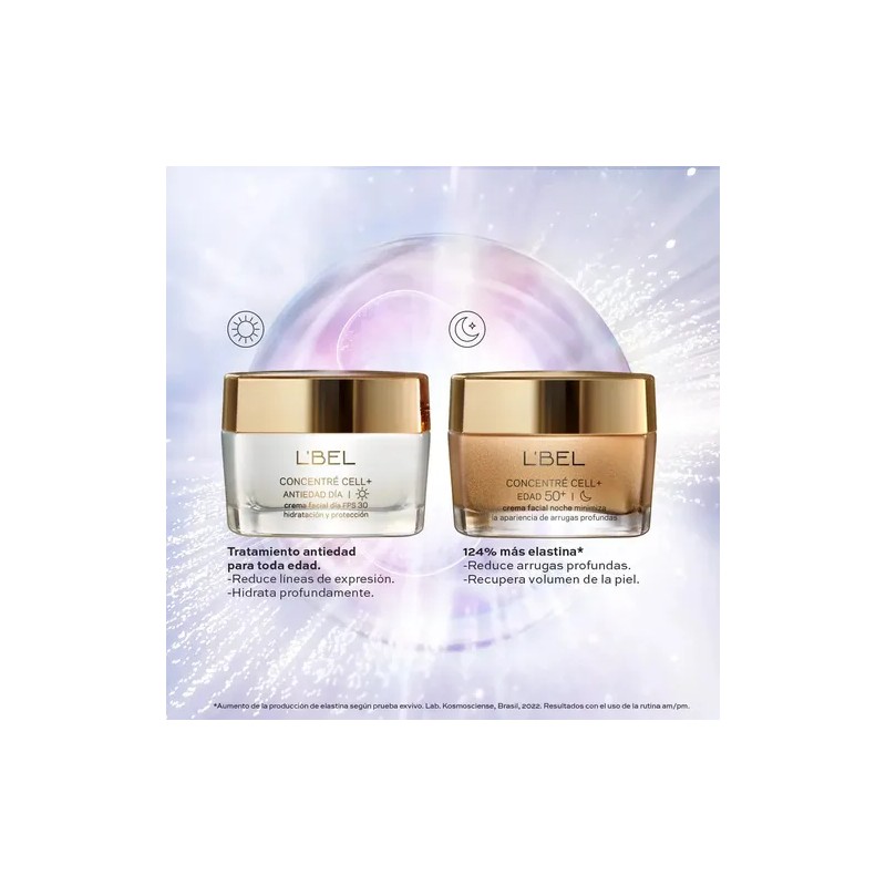 Set Concentré Crema Facial Antiedad Día Noche Edad 50