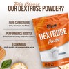 Bulk Dextrose Powder 5 lbs - Pure Carbs Unflavored -