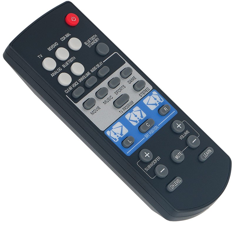 VINABTY FSR82 ZK77690 Remote Control Replacement Suitable for Yamaha TV