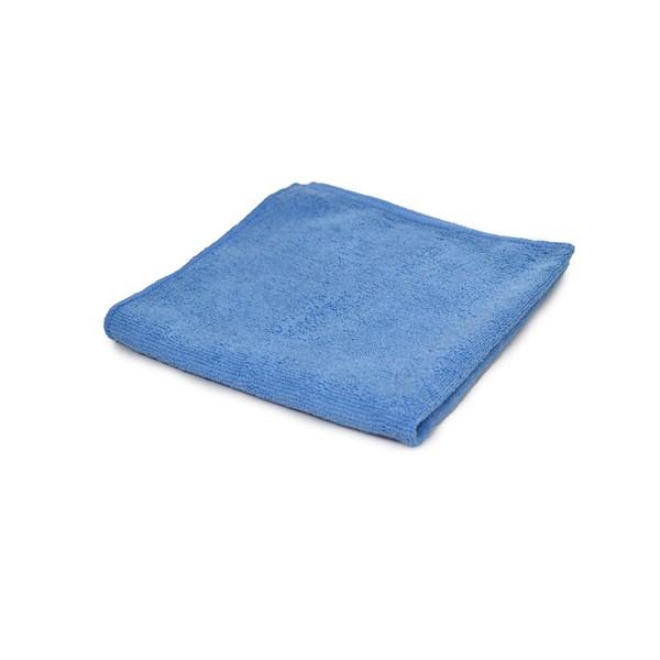 Pro-Clean Basics A73103 Microfiber General Purpose Cleaning Cloth, Terry Pile, 210 GSM, Lint Free, Blue, 16" x 16", Pack of 180