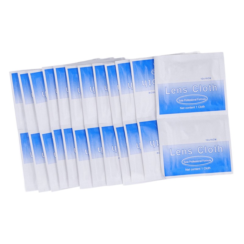 48pcs Lens Cleaning Wipes Disposable Screen Cleaning Papers for Eyeglasses