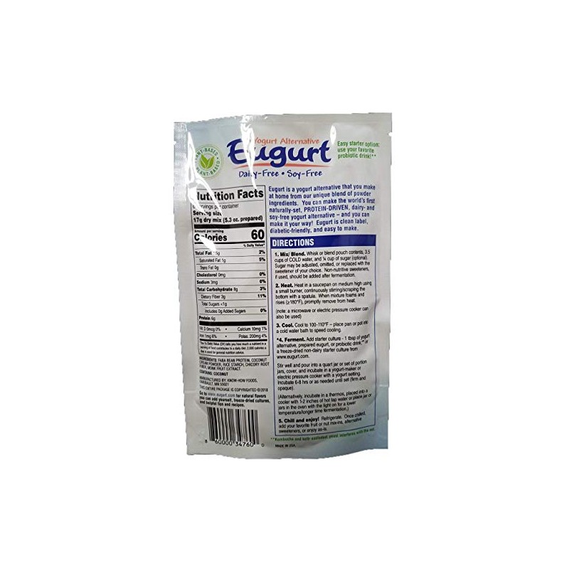 "Better Than Yogurt" Make At Home Mix (Dairy and Soy