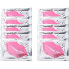 Mascarilla Labial de Colágeno Reparadora y 15 Piezas para Cuidado de Labios Secos y Dañados Almohadillas Rosa Tamaño Estándar