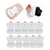 Smart Choices 10 Electrodos Parches Repuesto Electroestimulador Tens Ems