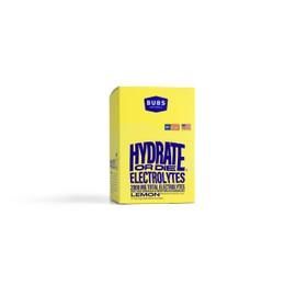BUBS Naturals - Hydrate or Die Electrolytes Powder Packets for Fast Absorption | Premium 2000mg Electrolyte Powder | for Sports, Recovery & Well-Being (Lemon Flavor, 20 Sticks)