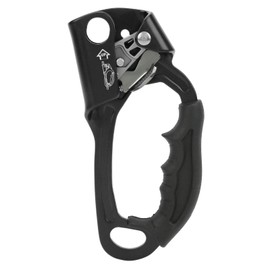 Climbing Hand Ascender Aviation Light Alloy Mountaineering Rock Rappelling Gear EquipmentLeft Hand Black