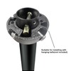 FXZZ 46" Ceiling Fan Downrod, 【1" Outside Diameter】Matte Black Extension