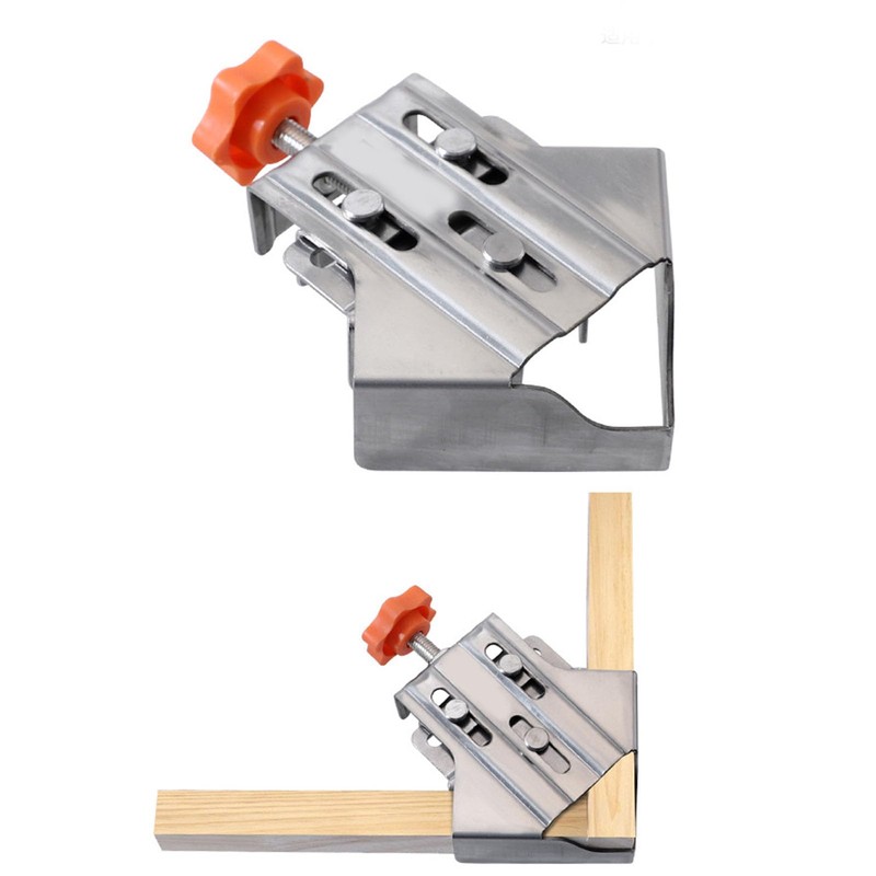 Cryfokt 4 Pcs Corner Clamp, Stainless Steel 90 Degree Right
