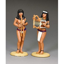 King & Country Toy Soldiers Ancient Egypt AE083 Court Musicians 1:30 Scale Pewter