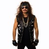 Humairc Carnival Costume Curly Wigs Men Women Rocker Gloves Sunglasses