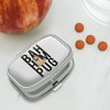 Bah Hum Pug Rectangle Pill Case Trinket Gift Box