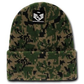 Rapiddominance Camo Cuff Beanie, Woodland Digital