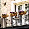 Sekcen Railing Planter Window Box Deck Balcony Rail Planter 24