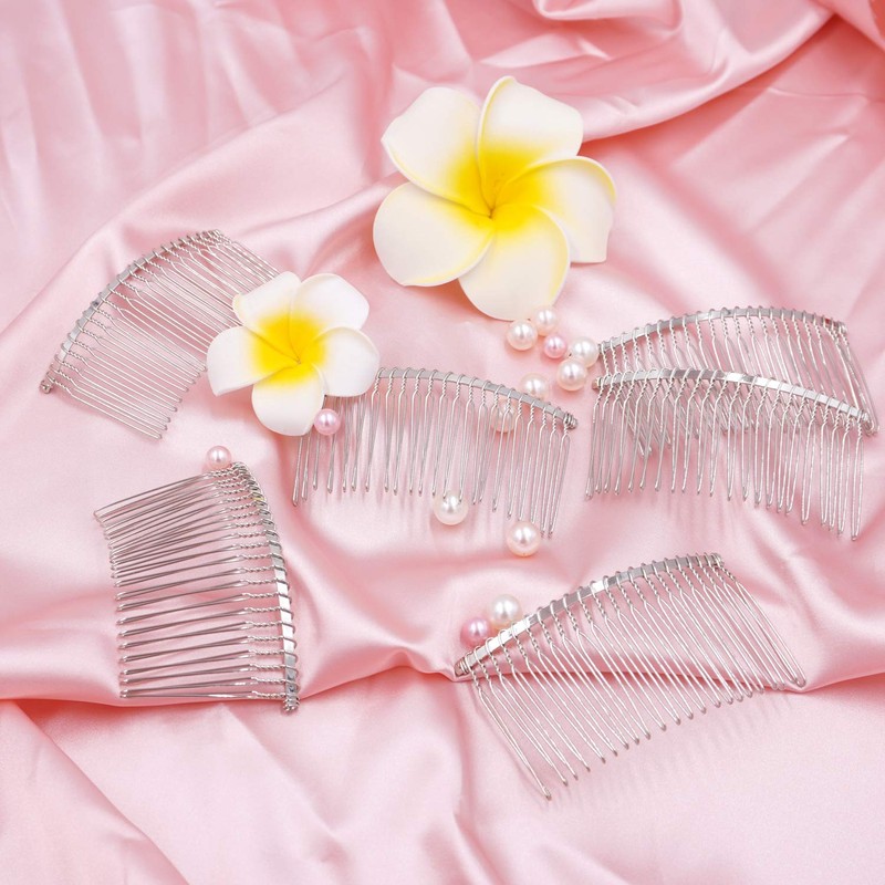 Honbay 6PCS Silver Fancy DIY Hair Clips Metal Wire Hair