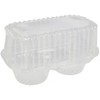 Two Compartment Hinged Clear Cupcake or 2 Muffin Takeout Container
