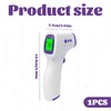 Forehead thermometer,Thermometer for Adults,Non-Contact Infrared Thermometer with Fever Alarm,Digital Thermograph