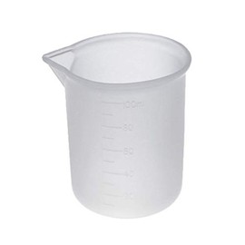 baytronic 220062 Silikon Messbecher, transparent, 100 ml