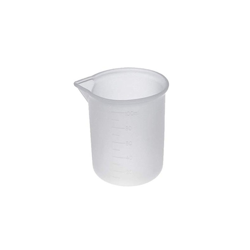 baytronic 220062 Silikon Messbecher, transparent, 100 ml