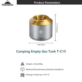 camping moon Empty Refillable Gas Canister