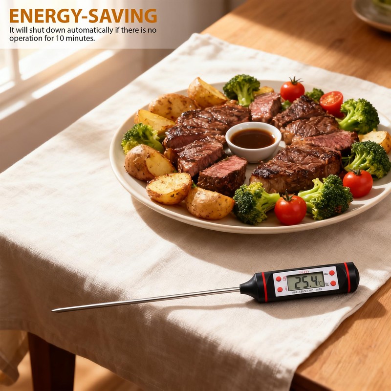 AFIODA Digital Kitchen Thermometer for Cooking, Instant Read, Accurate ℉/℃,