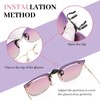 LUFF Clip-On Polarised Sunglasses Cat Eye for Men & Women,