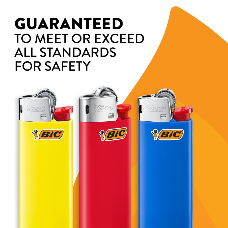 BIC Mini Lighters, Reliable and Safe, Lighters for Candles, Assorted
