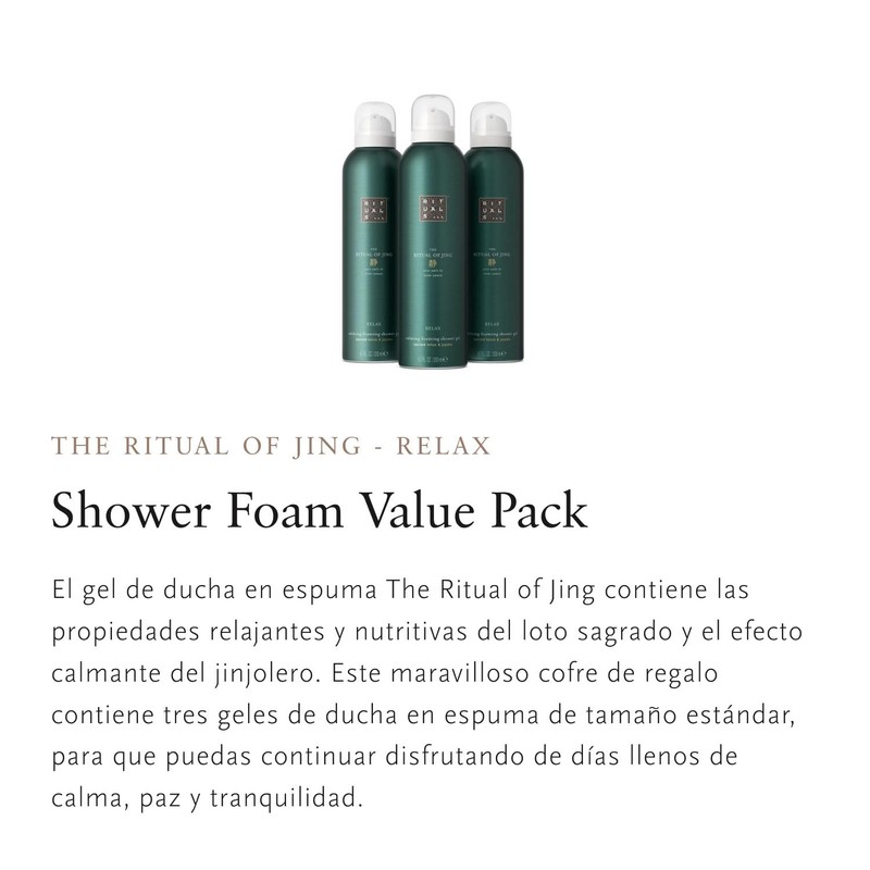 RITUALS The Ritual of Jing Foaming Shower Gel Value Pack