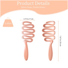 Soft Bristle Dog Brush for Small Breeds - Yorkie, Shih Tzu, Maltese Pomeranian Maltipoo Essential - 3 Color - Puppy Accessories (Pink)