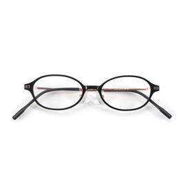 SODQW Titanium Oval Blue Light Glasses for Women, Trendy Small Office-Siren Bayonetta Glasses with Clear Lens