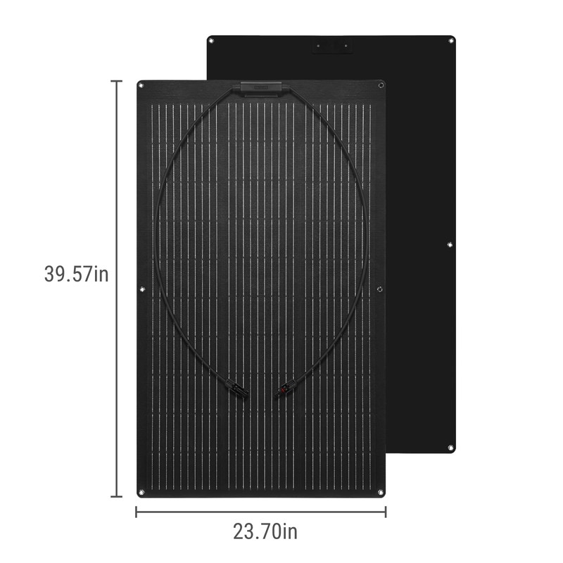 Newpowa 100W Flexible Solar Panel Portable Bendable 12 Volts 10BB