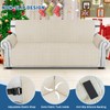 MAXIJIN Waterproof Love Seat Couch Covers 2 Cushion Sofa, 49"