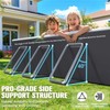 StarOcean Foldable Pool with Canopy,Non Inflatable Pool,Large Foldable Swimming Pool