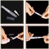 Pack of 5 3 ml Transparent Twist Pen Empty Nail