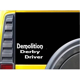 EZ-STIK Demolition Derby Driver K541 6 inch Decal Sticker