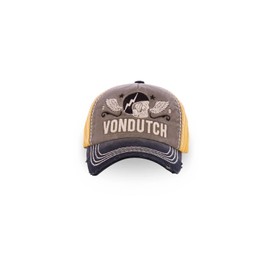 Von Dutch Men's & Women's 100% Cotton Baseball Cap All Seasons Original and Soft, yellow