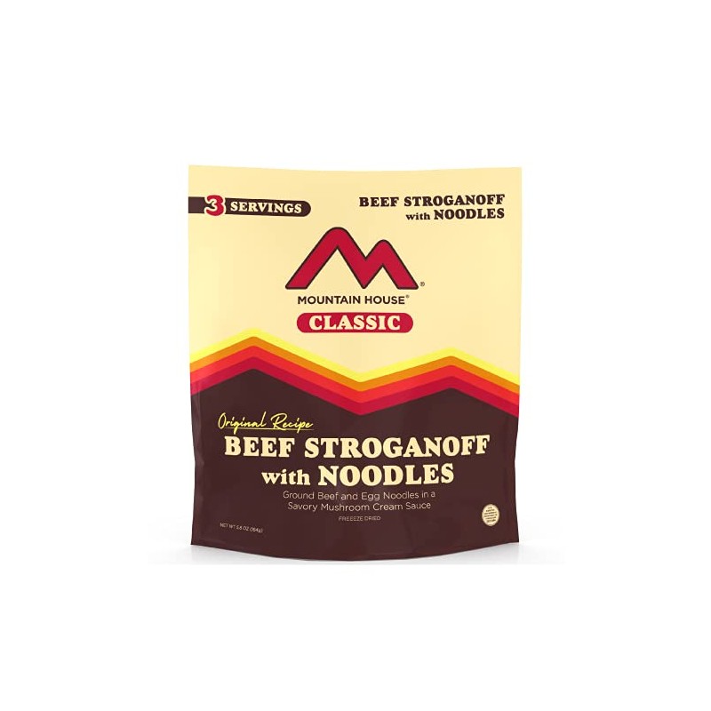 Mountain House Classic Beef Stroganoff with Noodles | Freeze Dried