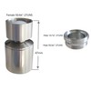 Brushed Nickel Rotate Sink Faucet Aerator.kitchen,bathroom faucet nozzle aerator,faucet extender,