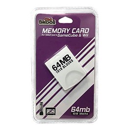 Old Skool 64MB Memory Card Compatible with Gamecube and Wii 1019 Blocks