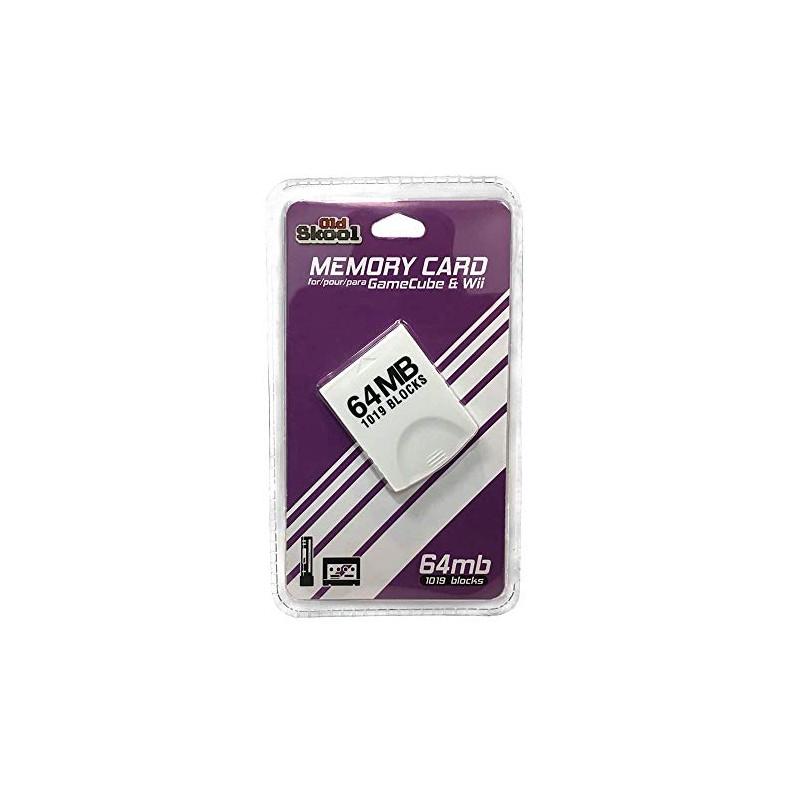 Old Skool 64MB Memory Card Compatible with Gamecube and Wii