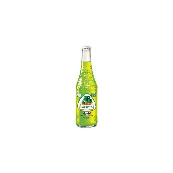 Jarritos Lemon Lime Mexican Soda Drink Glass Bottle 12.5 oz (Pack of 6)
