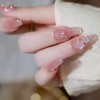 HAPVITAL 24 Pieces Popular Nail Tips, Nail Tips, 3D Nail