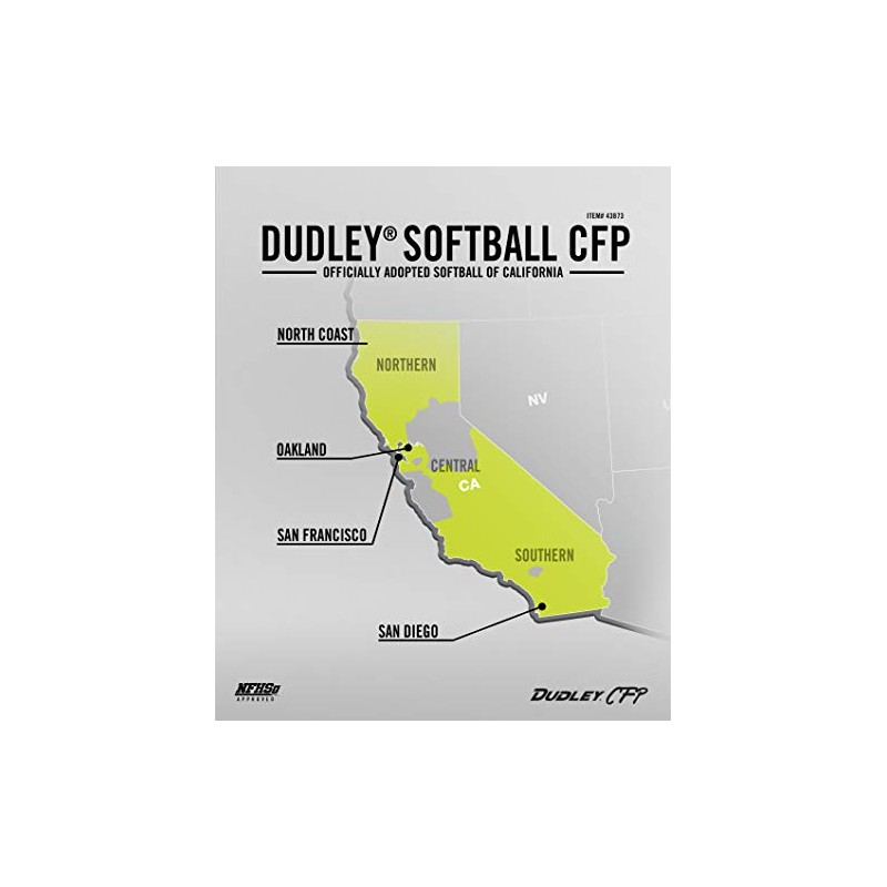 Dudley 12" CFP Leather Fastpitch Softball-12 Pack