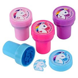 Forest & Twelfth Unicorn Stampers, Pack of 24, School Stationery Supplies, Ideal as Party Favors, Goodie Bag Stuffers, Classroom Rewards, Game Prizes, All-Occasion Gifts for Kids (Unicorn)