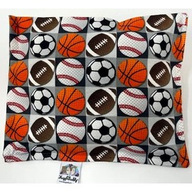 'NUGGLEBUDDY Microwavable Moist Heat & Aromatherapy Organic Rice Pack for Sports Lovers. SPORTS with SPEARMINT EUCALYPTUS Aromatherapy.