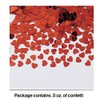 Creative Converting Heart Foil Confetti, Any, Red