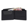 LEAS Men's Wallet Extra Thin with RFID Protection, Flap and