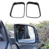 Carbon Fiber Side Door Mirror Visor Molding Trim for Dodge